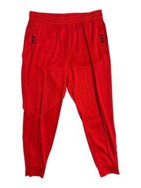 Adidas x Alexander Wang Men's Red Sports Pants (L)